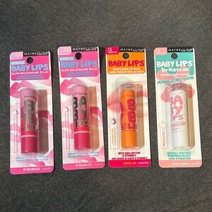 NWT Maybelline Baby Lips Lot of 4